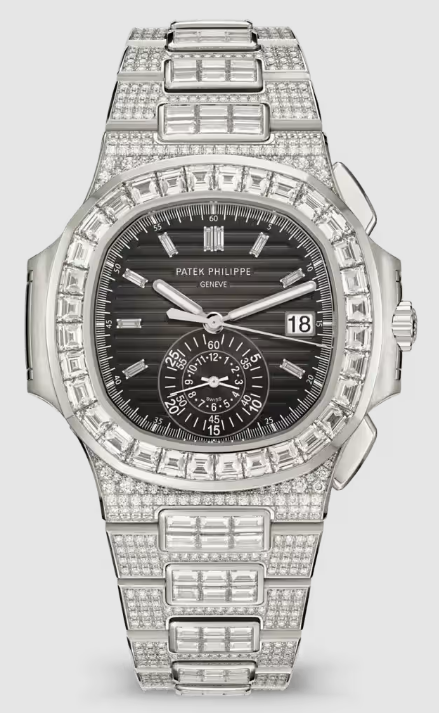 Patek Philippe Nautilus 5980 White Gold - Diamond 5980/1400G-010 Replica Watch